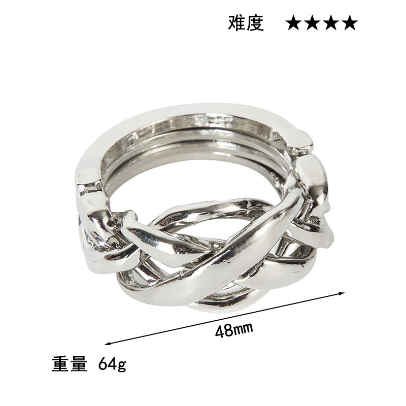 Luxury Puzzle Lock - Premium Zinc Alloy Intelligence Toy