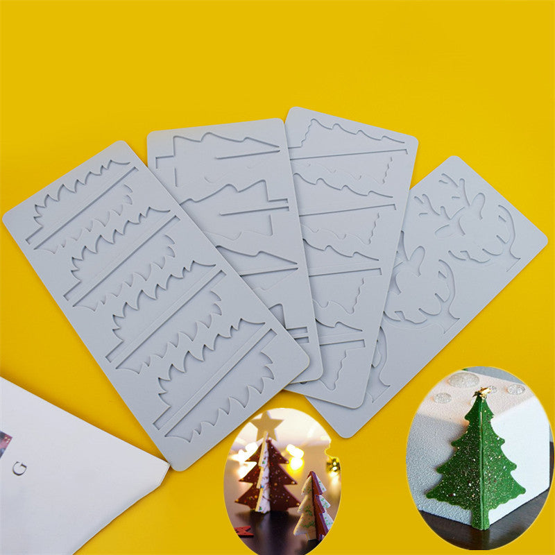 Christmas Tree Silicone Lace Baking Mat