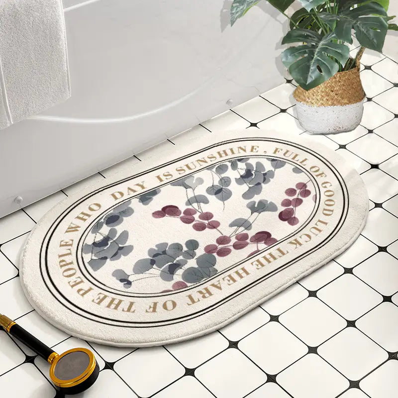 Luxury Cashmere Non-Slip Bathroom Mat
