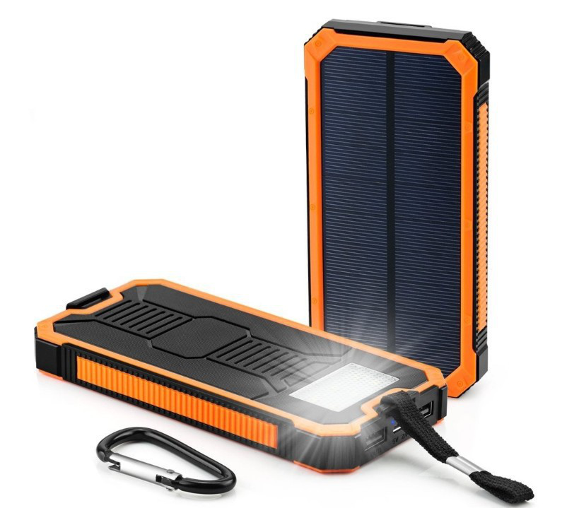 Waterproof Solar Charging Power Bank 10000mAh
