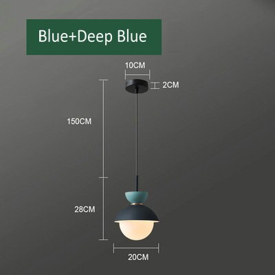 Nordic Glass Ball Pendant Lamp