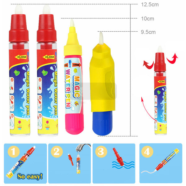 Interactive Erasable Water Color Learning Mat