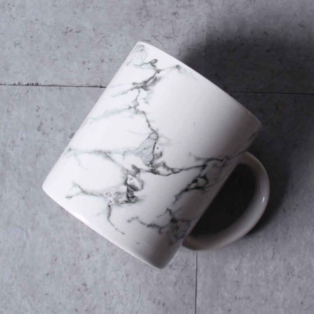 Marble Effect Ceramic Mug