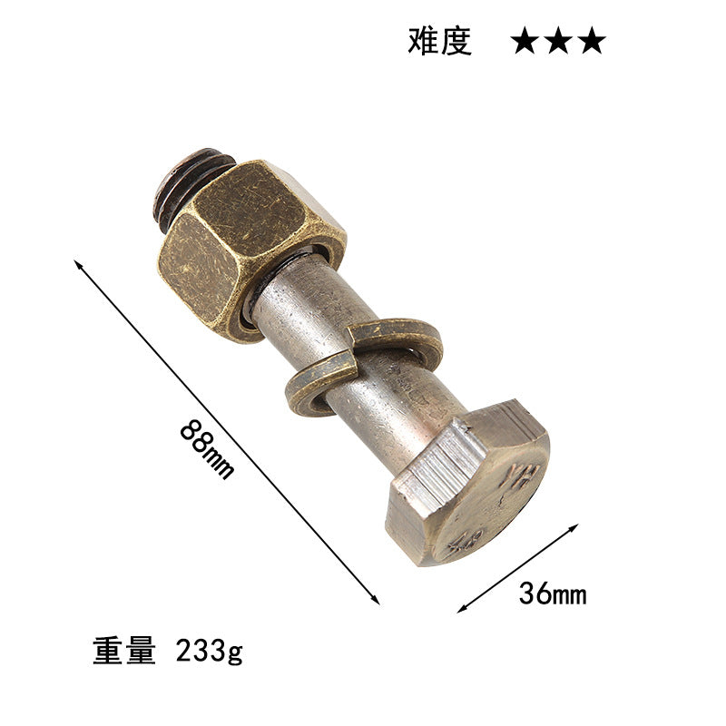 Luxury Puzzle Lock - Premium Zinc Alloy Intelligence Toy