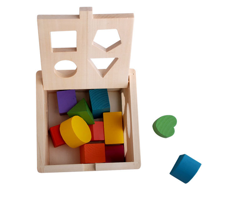 Wooden Intelligence Box - 13-Hole Educational Toy