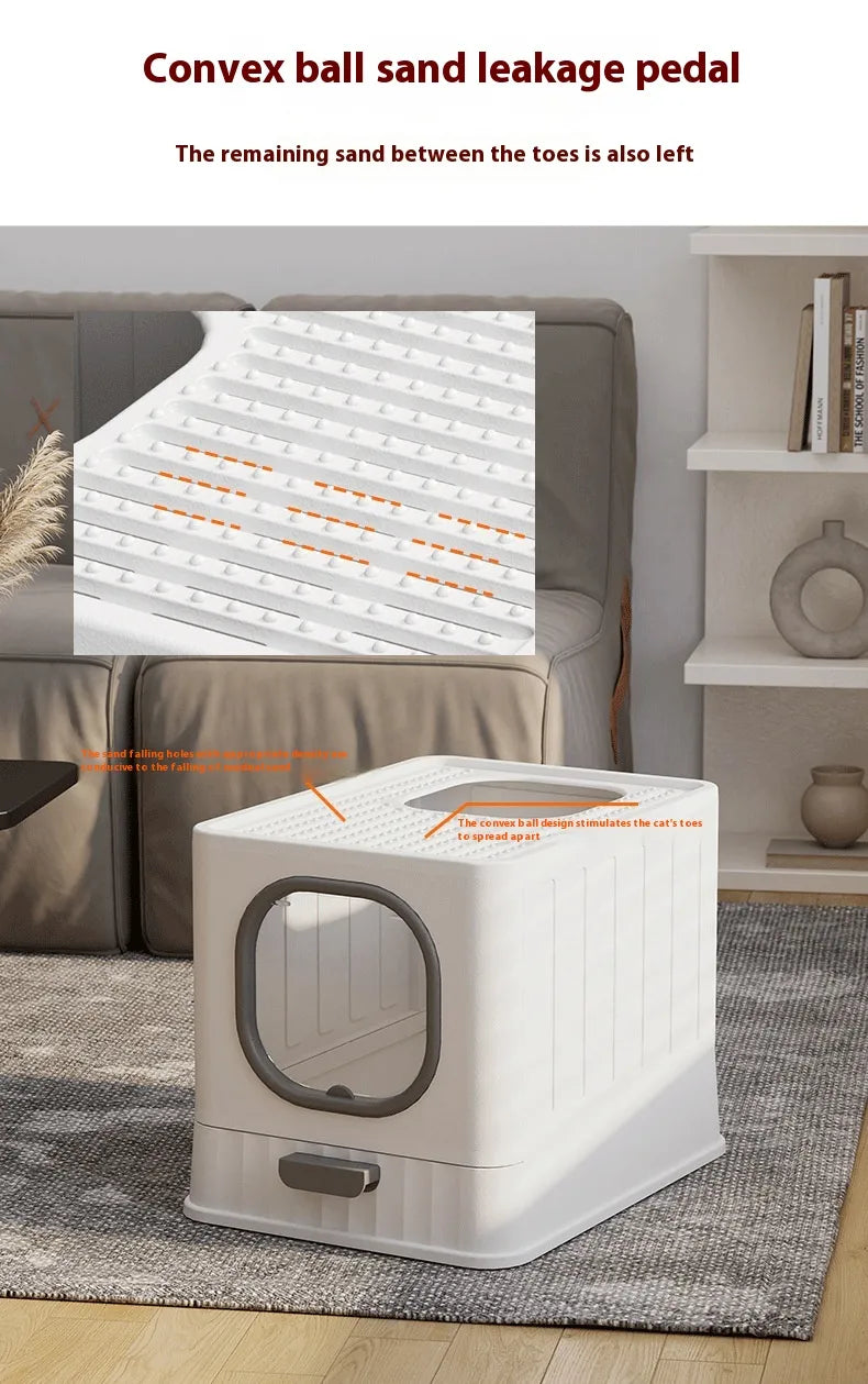 Luxury Enclosed Cat Litter Box
