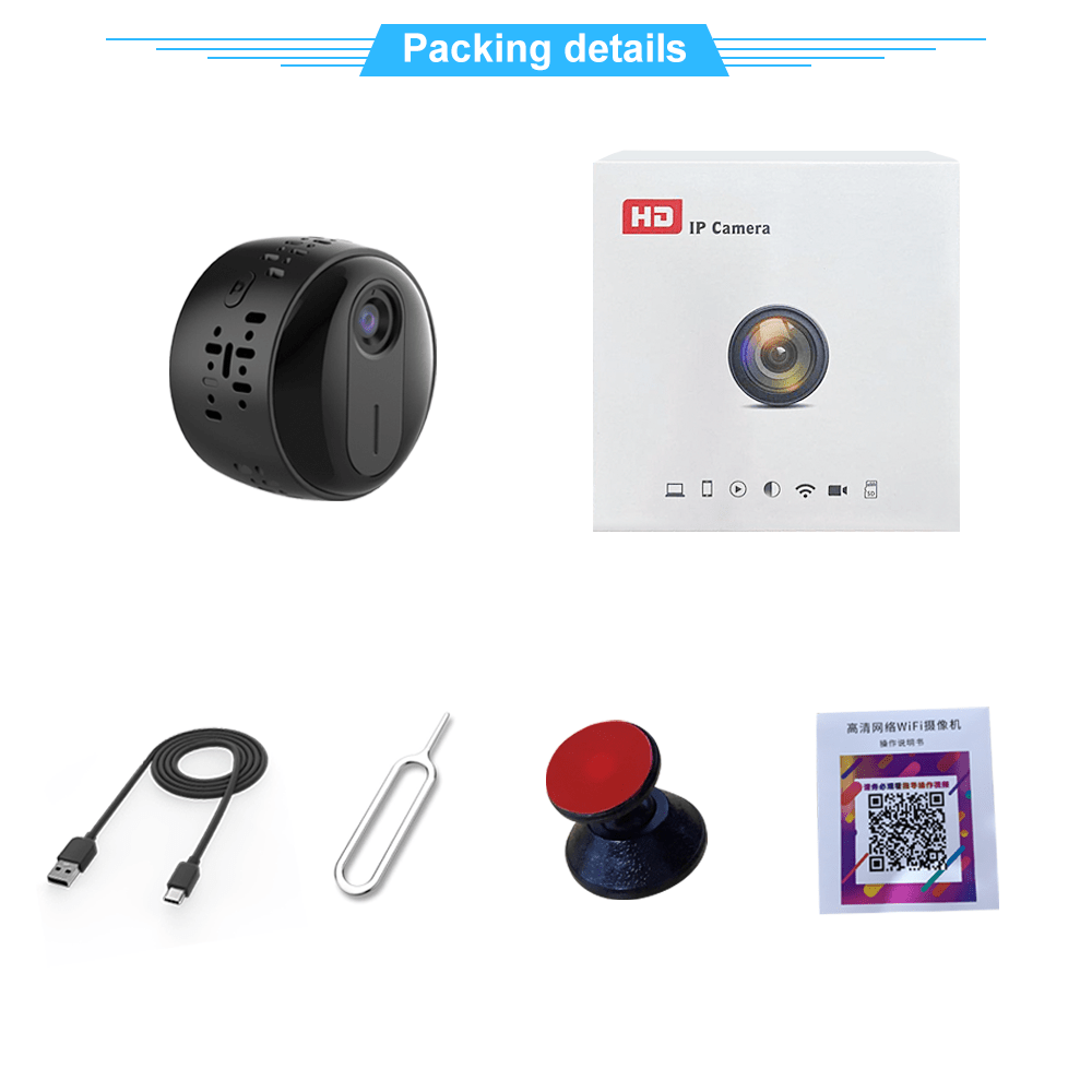 2MP 1080P HD Wifi Camera Smart Home Security Mini Camcorder - Wow Store