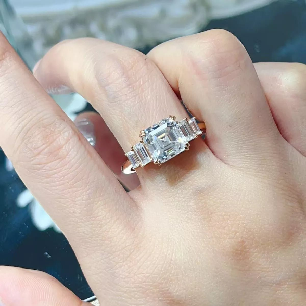 3 Carat Moissanite 925 Sterling Silver Ring - Wow Store