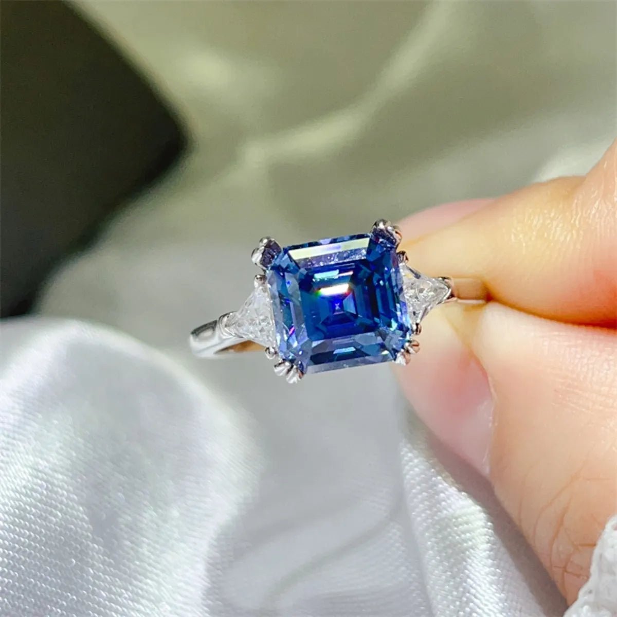 3 Carat Moissanite 925 Sterling Silver Ring - Wow Store