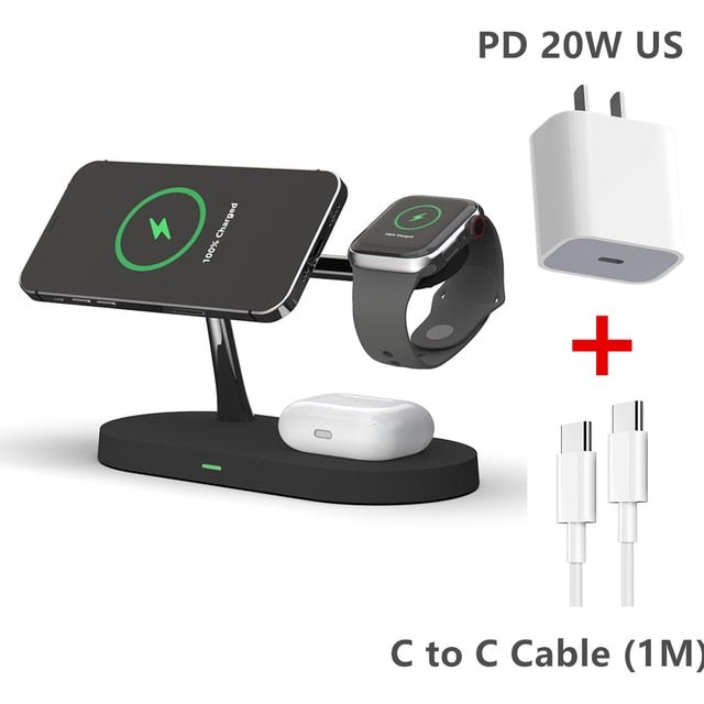 3 - in - 1 Wireless Magsafe Charger Stand - Wow Store