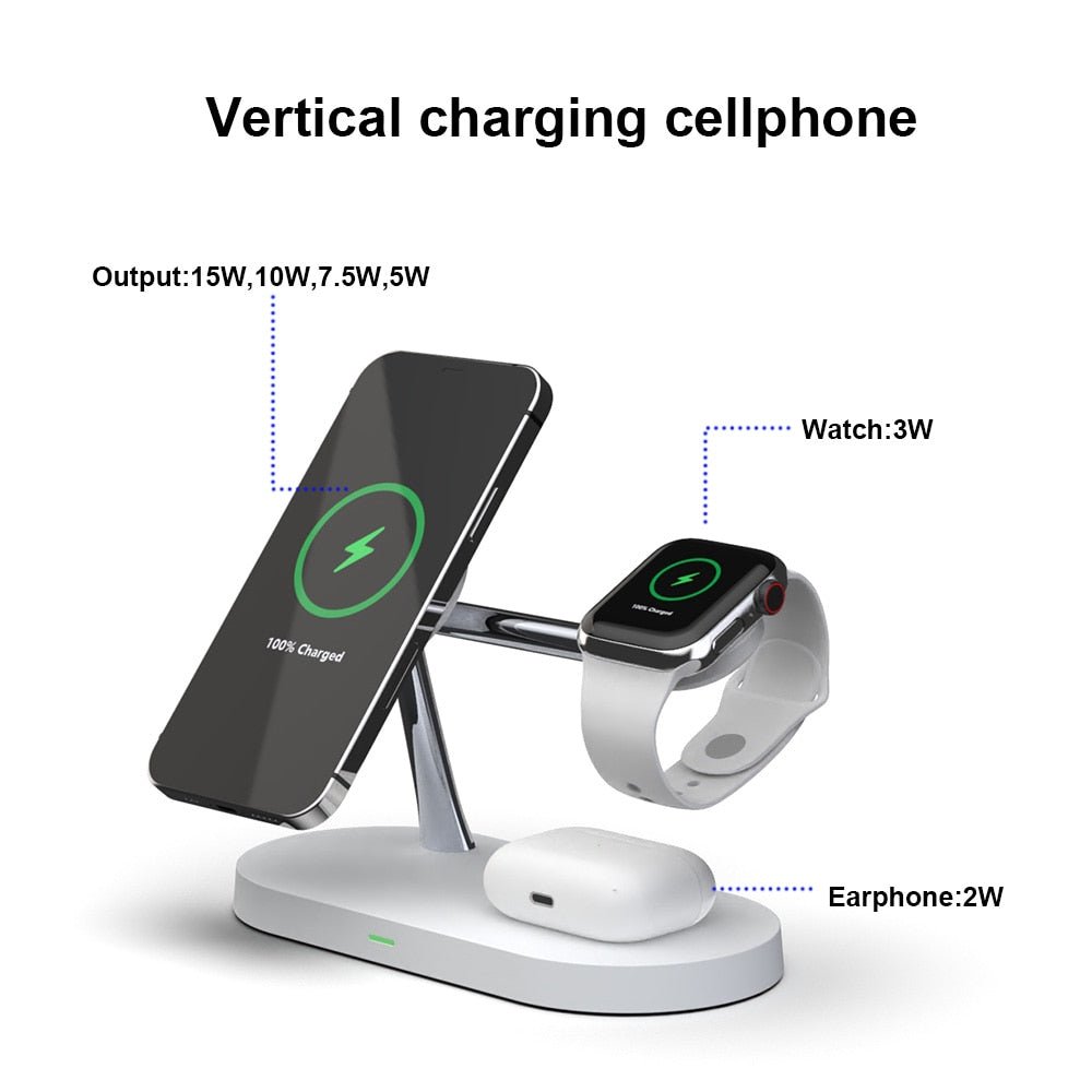 3 - in - 1 Wireless Magsafe Charger Stand - Wow Store