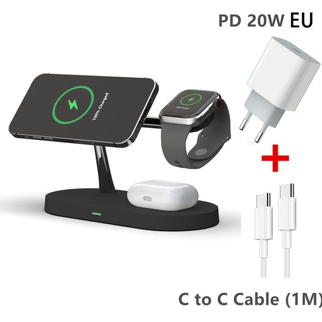3 - in - 1 Wireless Magsafe Charger Stand - Wow Store