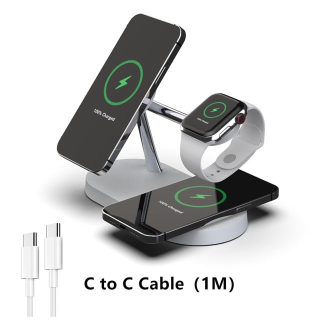 3 - in - 1 Wireless Magsafe Charger Stand - Wow Store