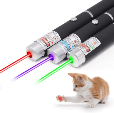 3 Packs 900Mile Laser Pointer Pen Green Blue Red Light Visible Beam - Wow Store