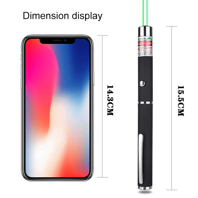 3 Packs 900Mile Laser Pointer Pen Green Blue Red Light Visible Beam - Wow Store