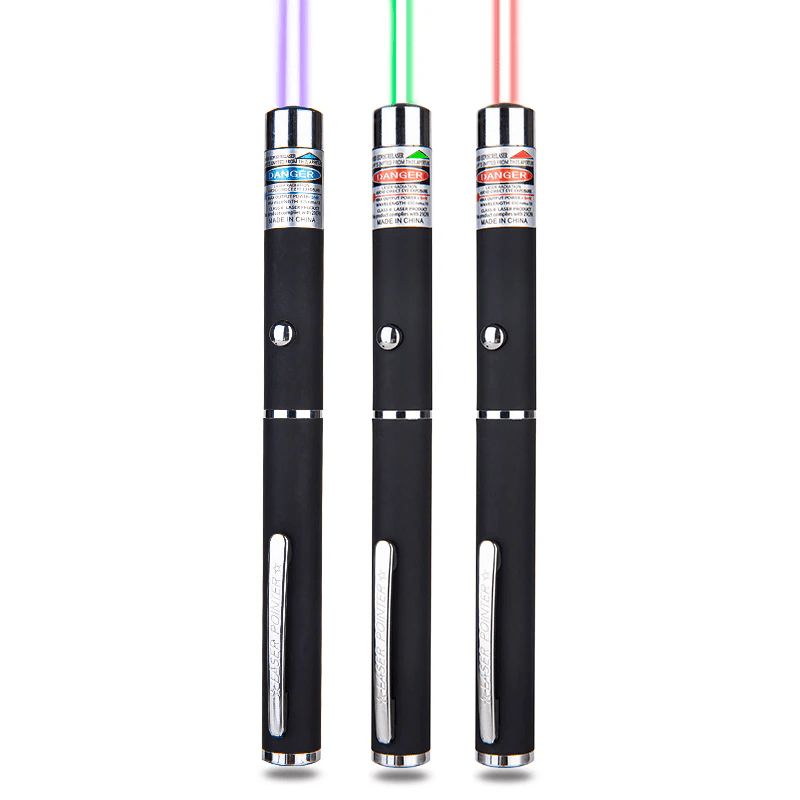 3 Packs 900Mile Laser Pointer Pen Green Blue Red Light Visible Beam - Wow Store