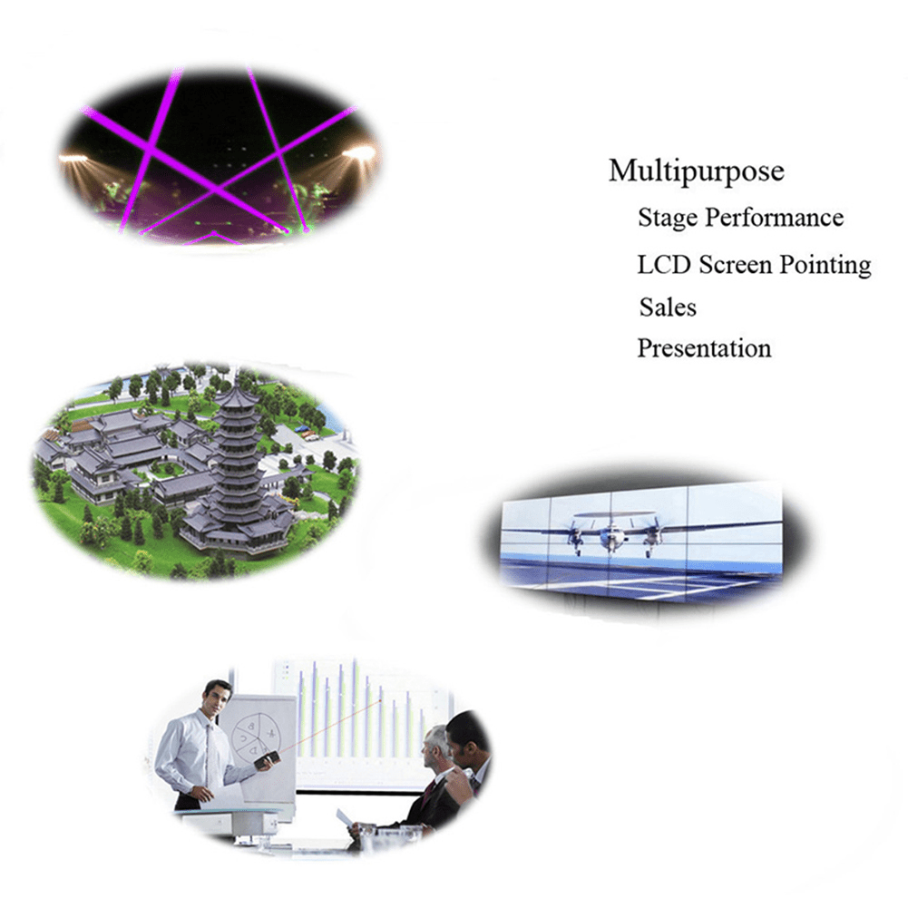 3 Packs 900Mile Laser Pointer Pen Green Blue Red Light Visible Beam - Wow Store