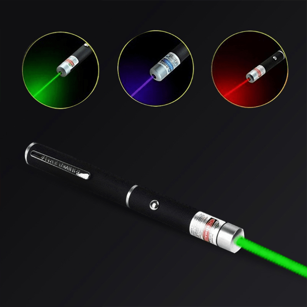 3 Packs 900Mile Laser Pointer Pen Green Blue Red Light Visible Beam - Wow Store