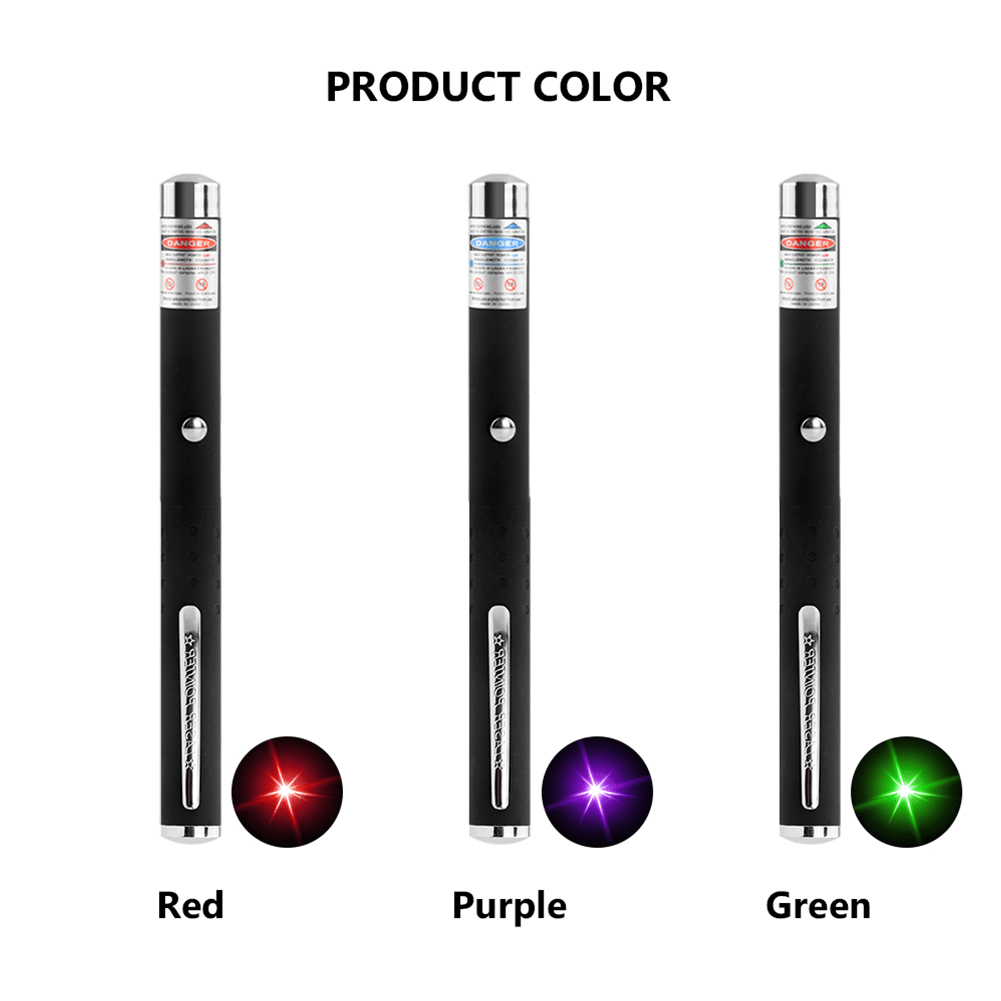 3 Packs 900Mile Laser Pointer Pen Green Blue Red Light Visible Beam - Wow Store