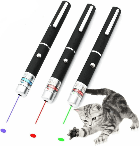 3 Packs 900Mile Laser Pointer Pen Green Blue Red Light Visible Beam - Wow Store
