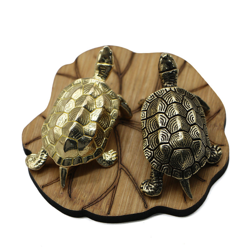 Cast Metal Turtle Ornament