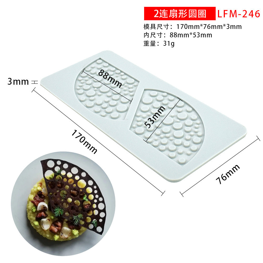 Pineapple Fruit Crisps Silicone Lace Baking Mat