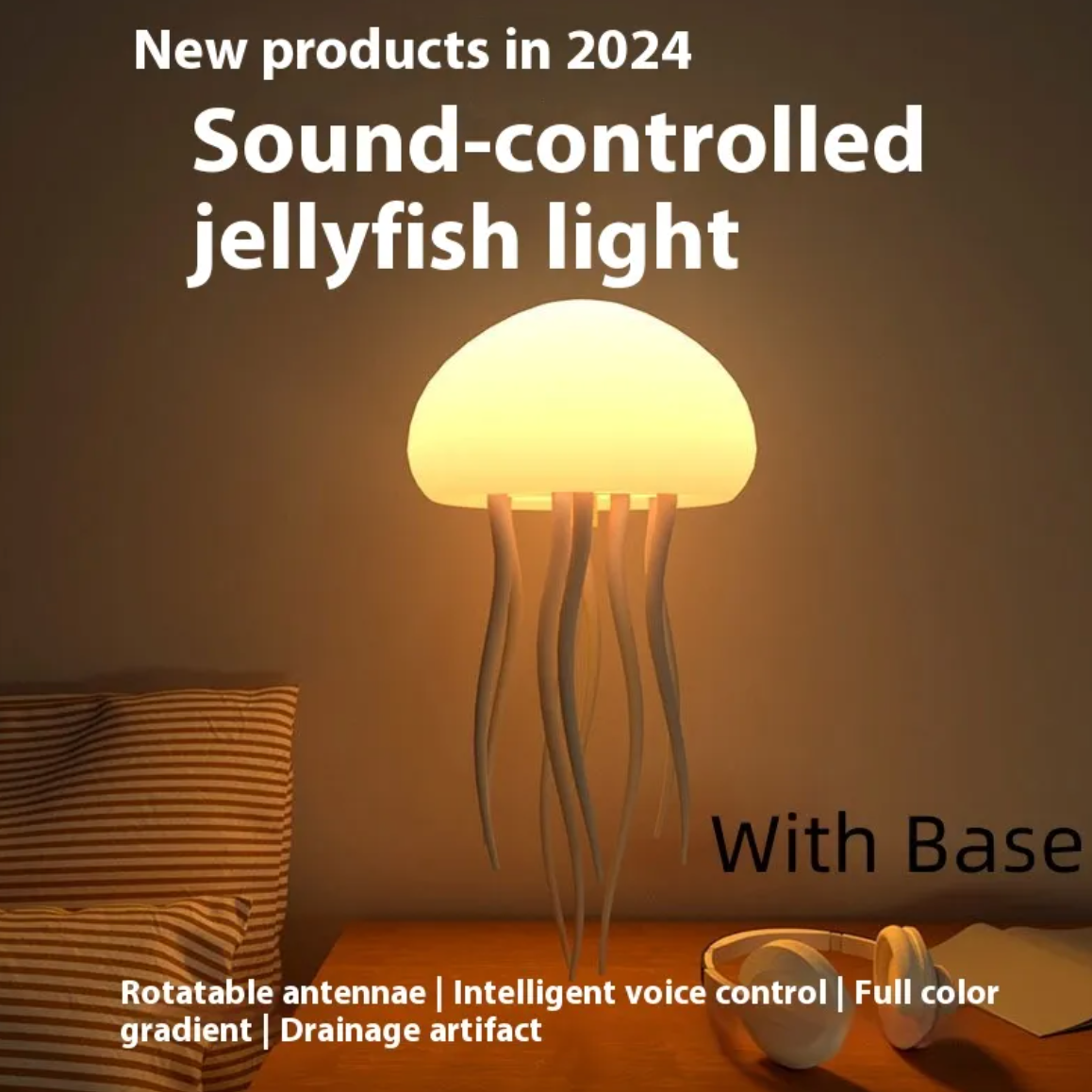 Jellyfish Mood Lamp - Smart LED Night Light