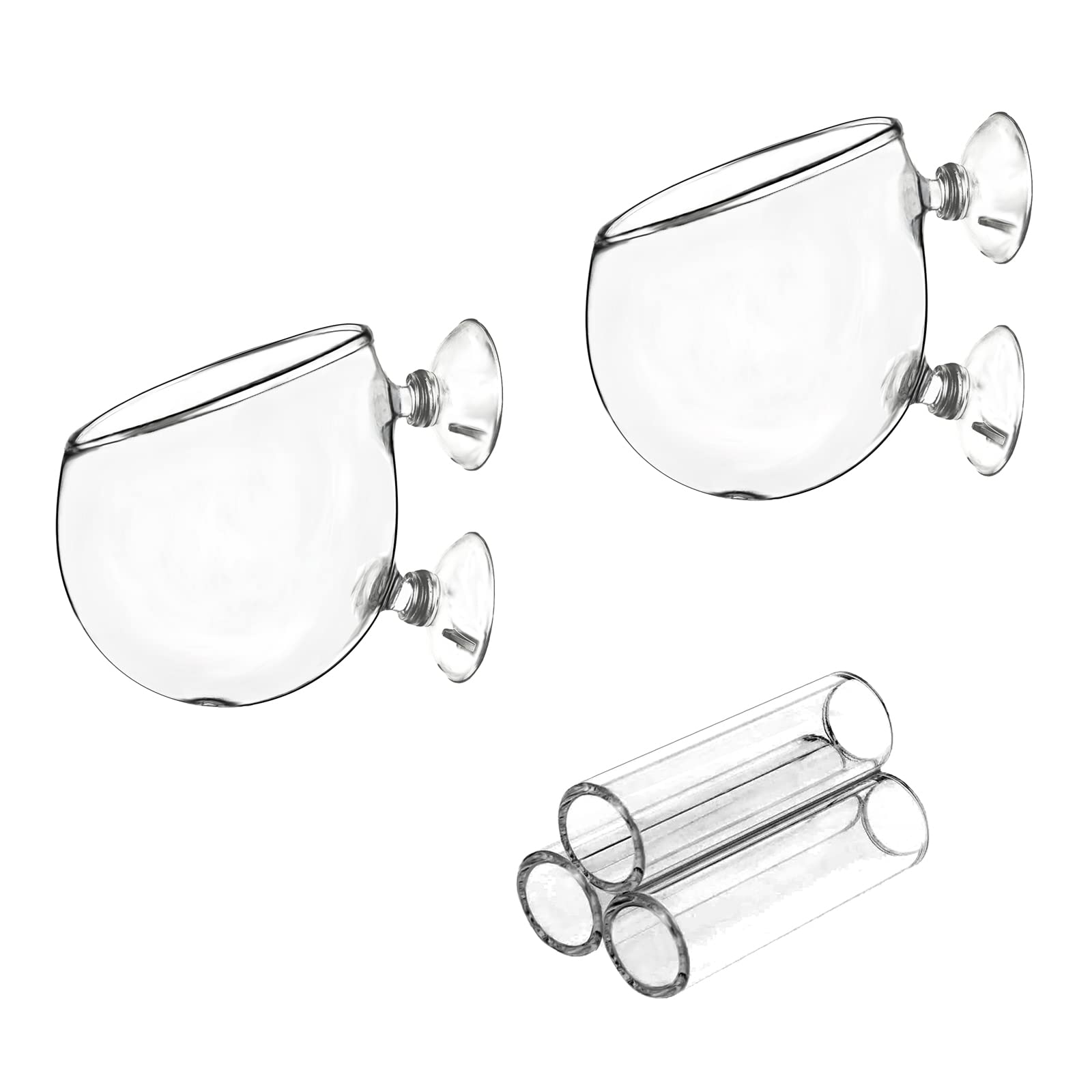 Luxury Aquarium Plant Cups & Feeder Tube Set