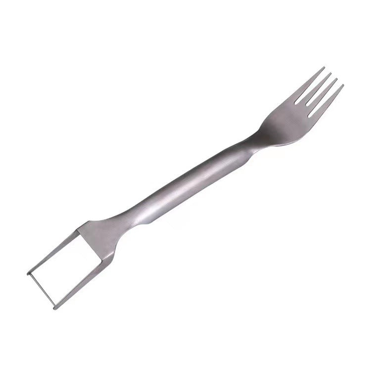 2-in-1 Stainless Steel Watermelon Fork and Cutter — view 6