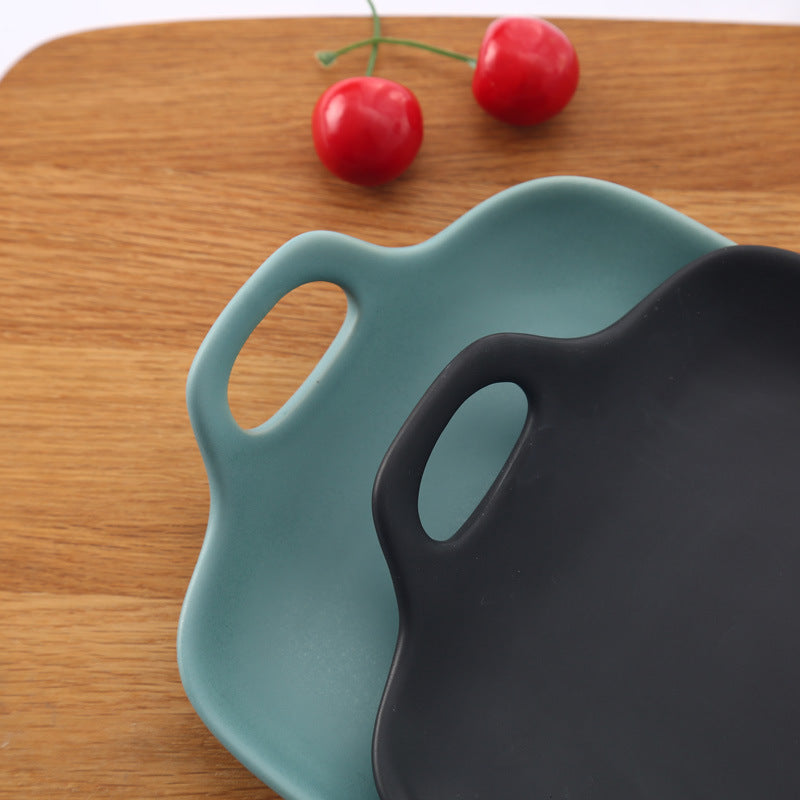 Premium Porcelain Double-Handle Baking Dish
