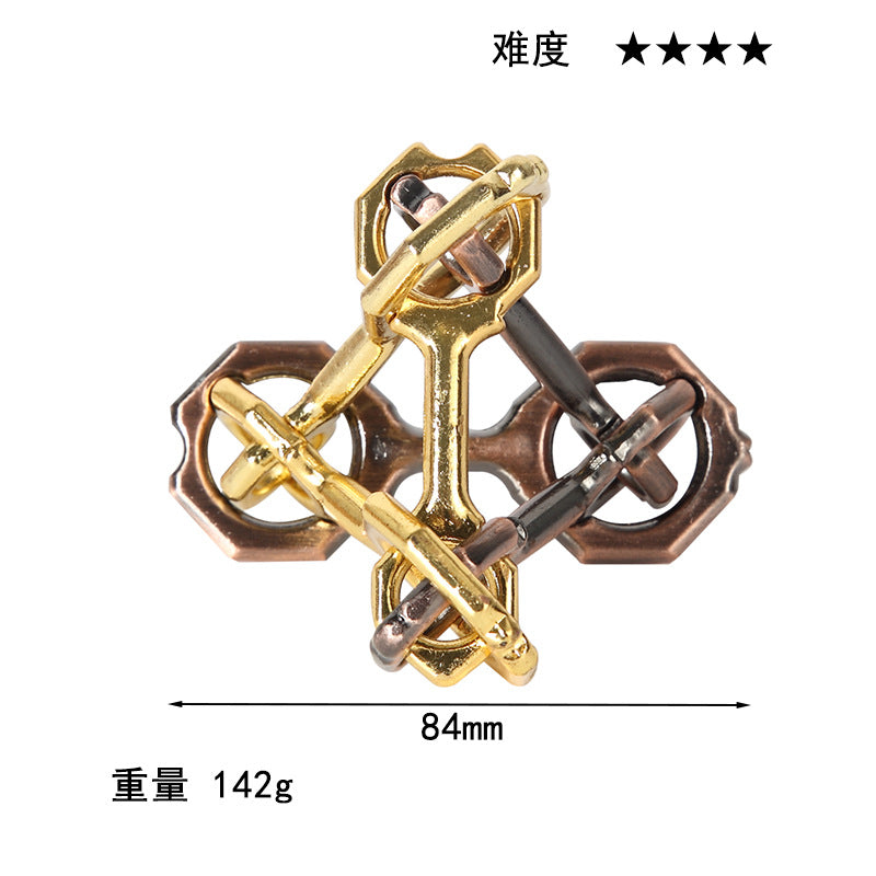 Luxury Puzzle Lock - Premium Zinc Alloy Intelligence Toy