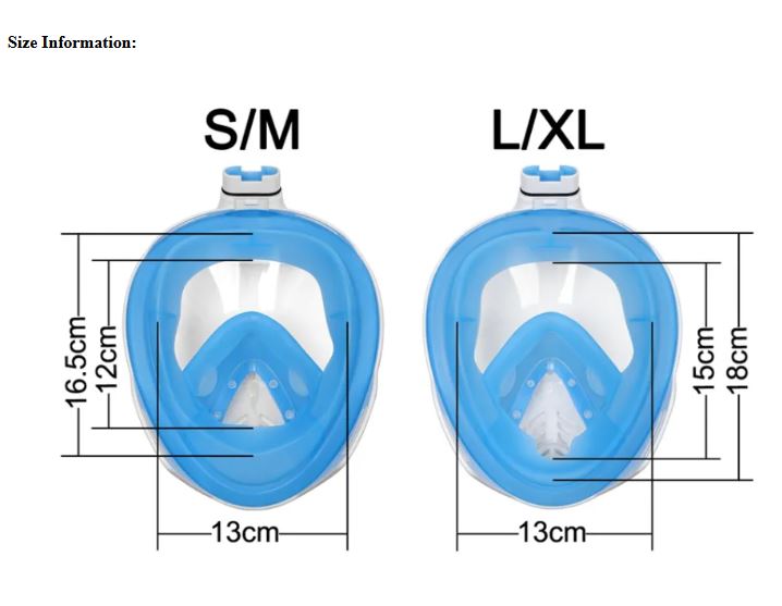 Full Dry Diving Mask - Premium Snorkel Gear