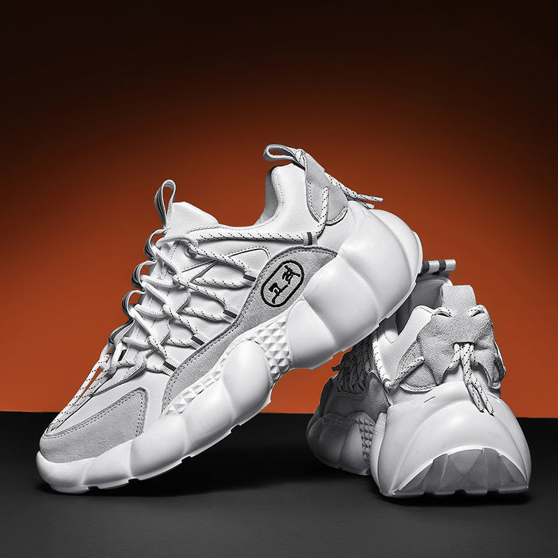 Men's Chunky Lace-Up Sneakers