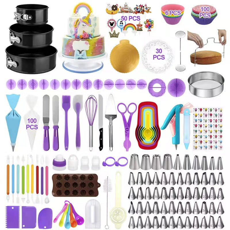 Professional Cake Decorating Atelier Set - 507 Pieces