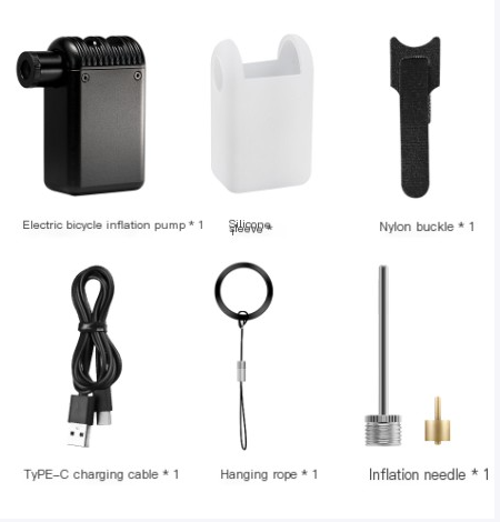 Portable High-Pressure Electric Bike Air Pump