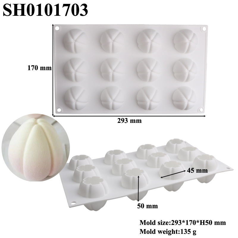Tulip Silicone Cake Mold - 12 Cavity
