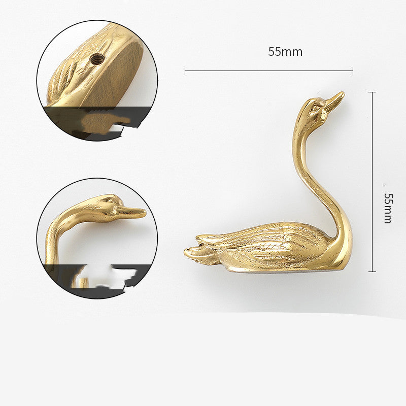 Gold-Tone Nature-Shape Cabinet Knob, 26 Designs — view 10