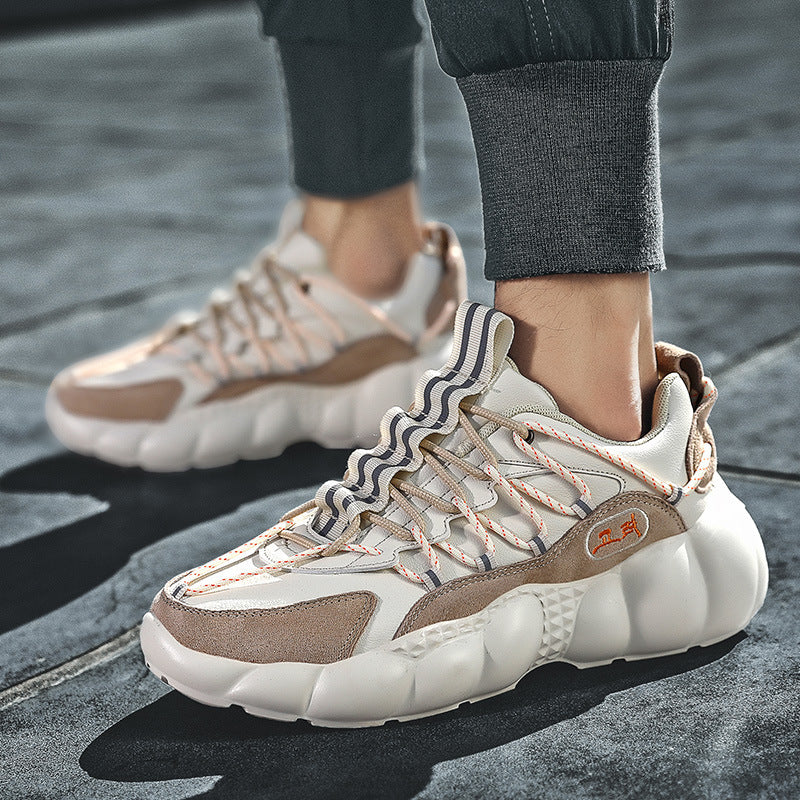 Men's Chunky Lace-Up Sneakers