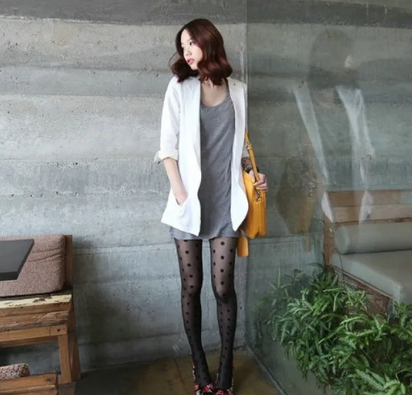 Polka Dot Sheer Stockings