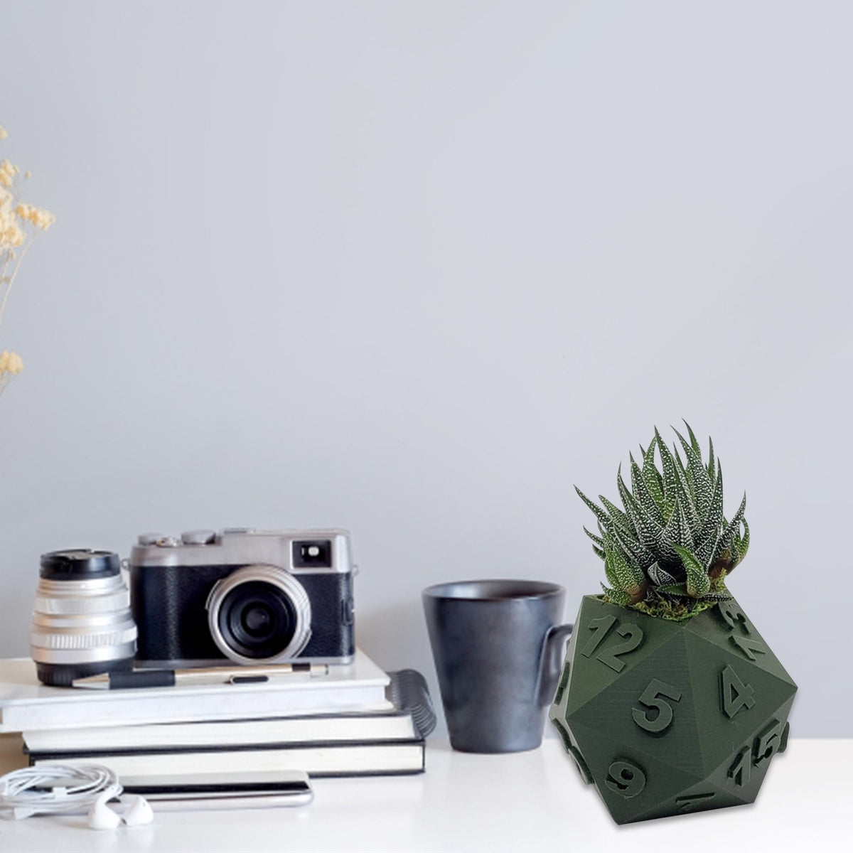 Multi-Sided Dice-Shape Succulent Planter — view 22