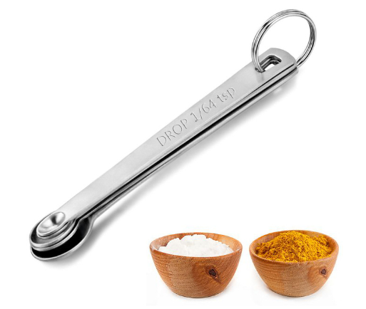 Precision Stainless Steel Measuring Spoons Set of 5