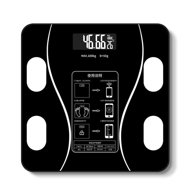 Smart Body Composition Scale with Bluetooth Connectivity