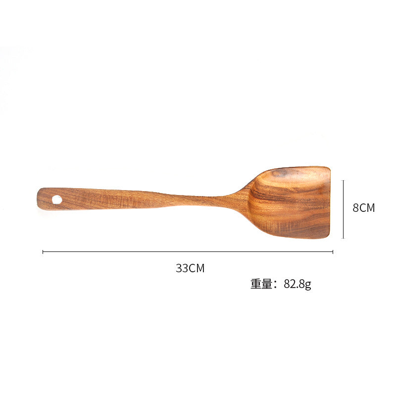 Premium Teak 7-Piece Kitchen Utensil Set