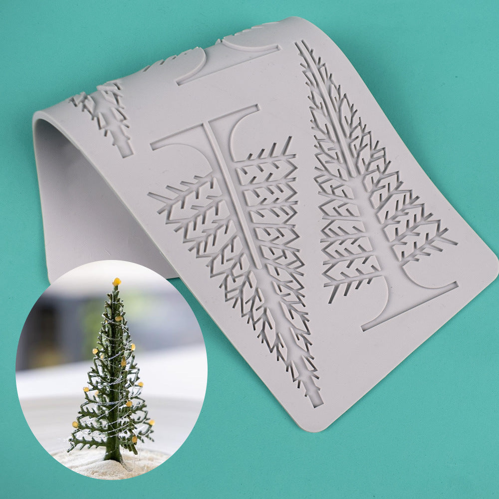 Christmas Tree Silicone Lace Baking Mat