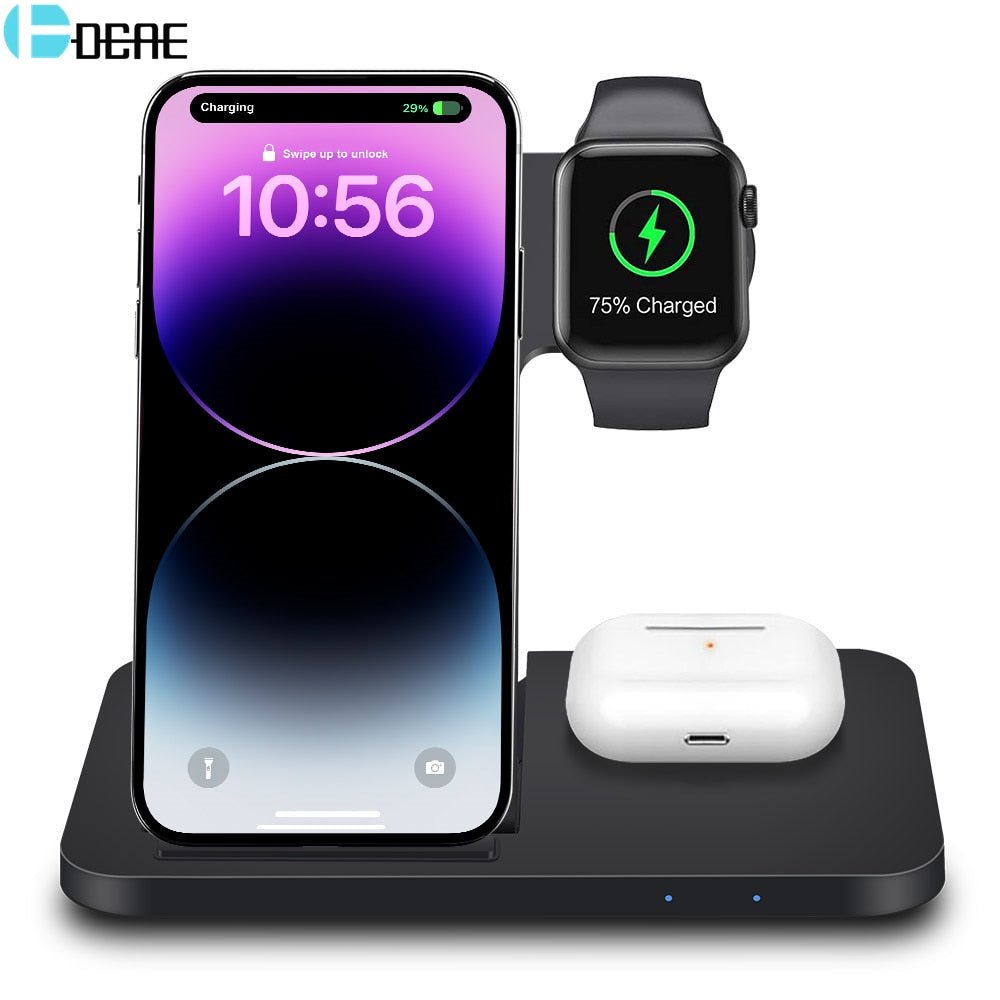 3in1 Wireless Fast Charger Dock Station - Wow Store