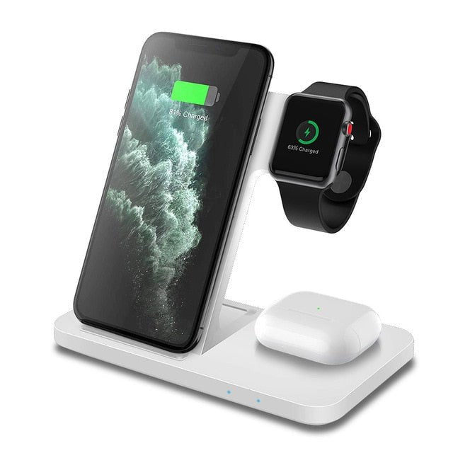 3in1 Wireless Fast Charger Dock Station - Wow Store