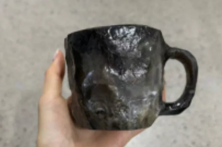 400ml Resin Mineral Crystal Coffee Mugs With Handles Elegant Fake Mineral Crystal Cup For Workplace Home Decor Christmas Gift Kitchen Gadgets - Wow Store