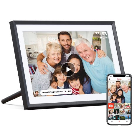 Smart WiFi Digital Photo Frame - 10.1 Inch Touchscreen