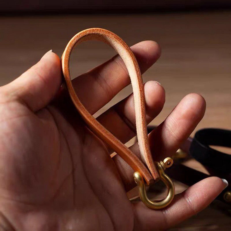 Loop Keychain with Horseshoe Clasp
