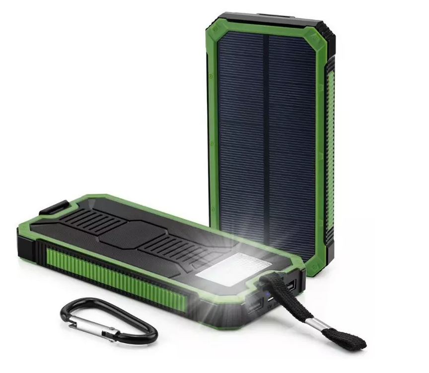 Waterproof Solar Charging Power Bank 10000mAh
